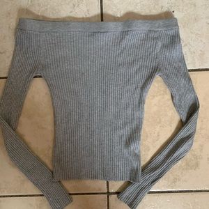 Off the shoulder crop top